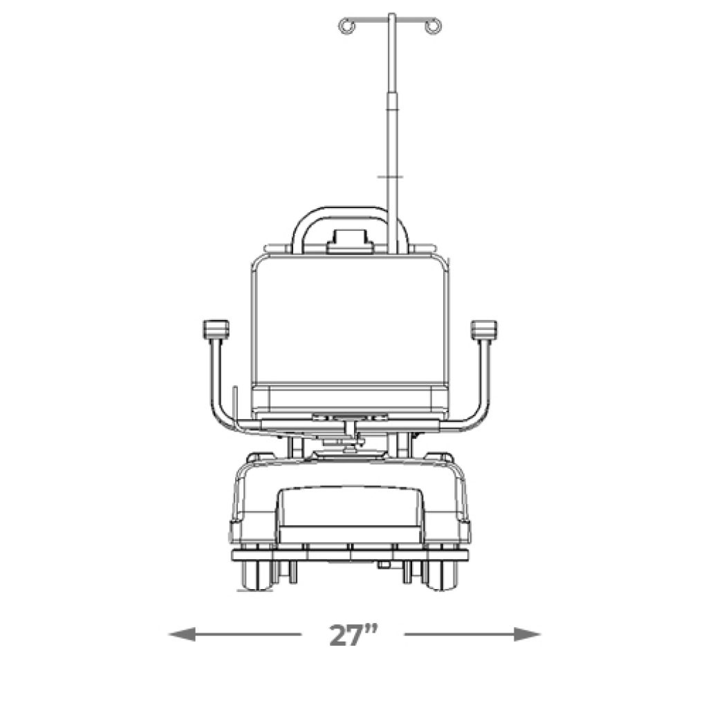 Amigo Escort Transport Chair - Image 3